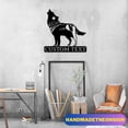thumbnail image 3 of Handmadetneonsign Custom Howling Wolf Metal Wall Art LED Light - Personalized Moon Tree Wolf Metal, 3 of 5