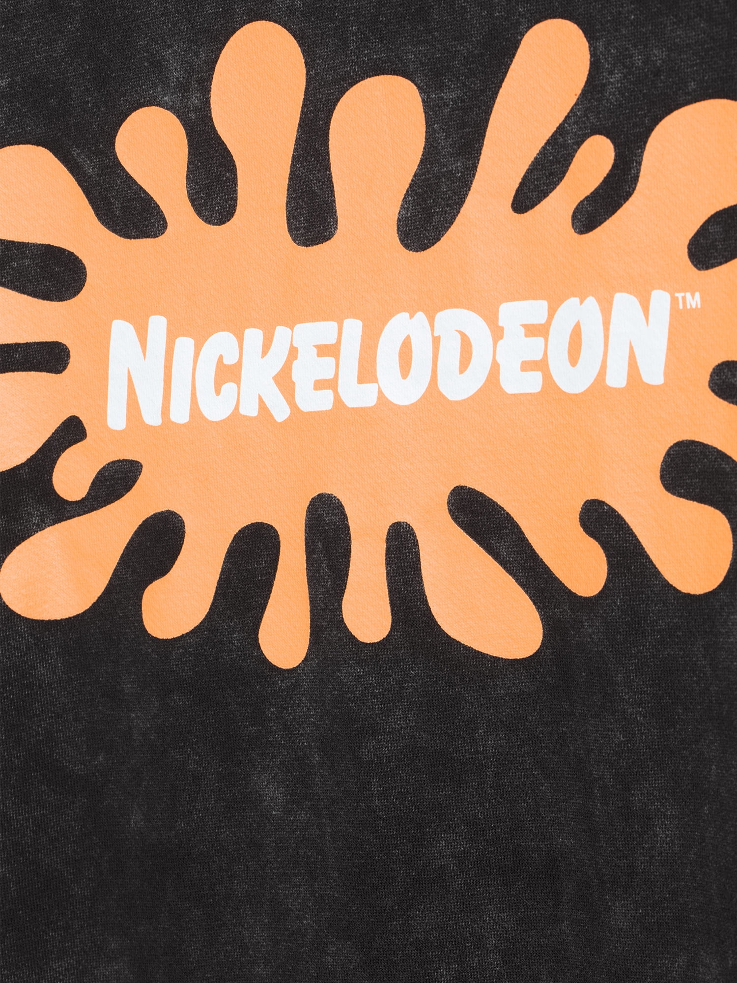 Nickelodeon Mineral Washed Men's & Big Men's Fleece Graphic Hoodie