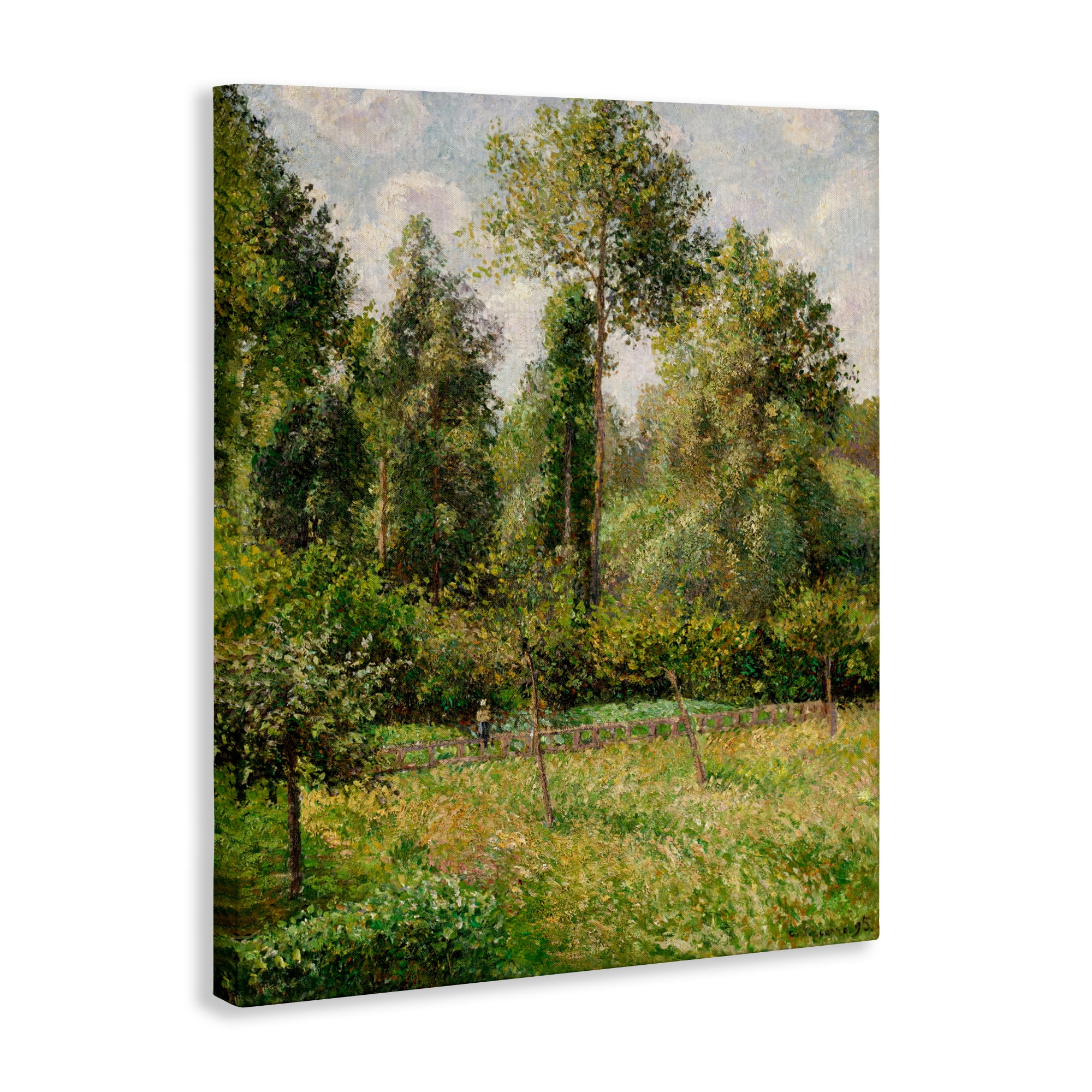 Stupell Industries Poplars Classic Landscape Canvas Wall Art, design by Camille Pissarro
