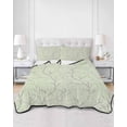thumbnail image 2 of Twin XL Quilt Bedding Set, Sage Green Branches Reversible Summer Quilt 3 Pieces, Vintage Art Farmhouse Lightweight Bedspreads Coverlets with 2 Pillow Shams for All Seasons, 2 of 5