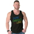 thumbnail image 5 of Shine Embrace Autistic Awareness Tank Top T Shirts Men Women Brisco Brands S, 5 of 6