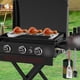 thumbnail image 5 of Herramientas para asar muslo de pollo de la parrilla de acero inoxidable adecuado para la cocina al aire libre parrilla de cocina Distribución uniforme del calor, 5 of 6