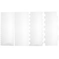 thumbnail image 1 of Shisuyan Cake Smoother 4Pcs Clear Acrylic Buttercream Smoothing Tools For Home Bakers, 1 of 8