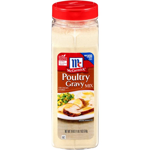 McCormick Poultry Gravy Mix, 18 oz