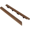 thumbnail image 2 of 1/12 ft. x 1 ft. Quick Deck Composite Deck Tile Outside Corner Trim in Brazilian Ipe (2-Pieces/Box), 2 of 3