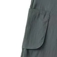 thumbnail image 5 of Kmdttou Women Wide Leg Low-rise Multi-pocket Patchwork Casual Straight Leg Wide-leg Cargo Pants, 5 of 5