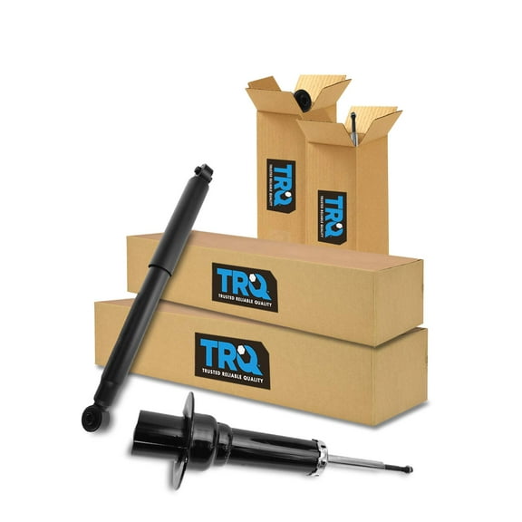 TRQ Shock Absorber Front Rear Kit Set of 4 for Dodge Nitro Jeep Liberty SBA60362