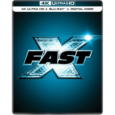 Fast X (2023) (Walmart Exclusive) (Steelbook) (4K Ultra HD   Blu-ray   Digital Copy)