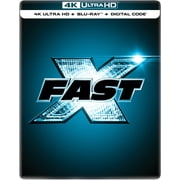 Fast X (2023) (Walmart Exclusive) (Steelbook) (4K Ultra HD + Blu-ray + Digital Copy)