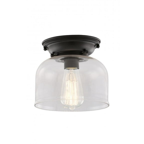 Innovations Lighting - X-Large Bell-1 Light Flush Mount in Industrial Style-12