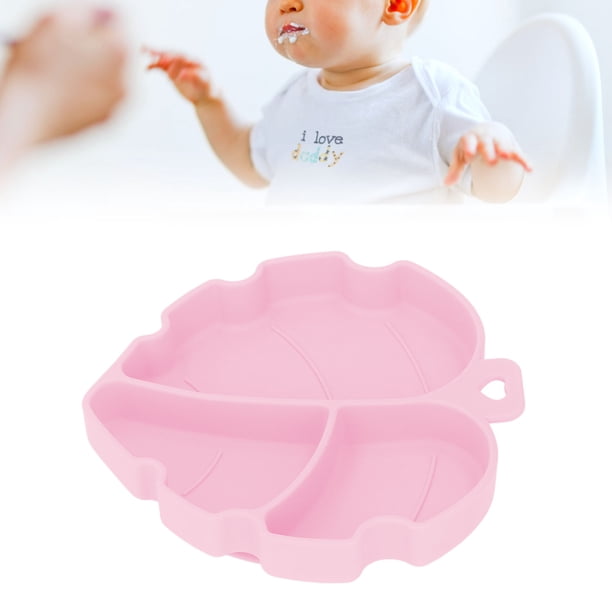 Plato de Succión para Bebés Plato de Silicona de Grado Alimenticio Espacio Separado Apto para Lavavajillas para Bebés para Comer en Casa ANGGREK Otros