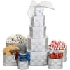Alder Creek Gift Baskets Let It Snow Gift Tower, 5 pc