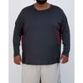 thumbnail image 2 of Real Essentials 3 Pack: Men’s Big & Tall Tech Stretch Long-Sleeve & Short-Sleeve Dry-Fit T-Shirt (3XT-5XT), 2 of 5