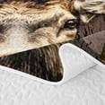 thumbnail image 5 of Erosebridal Camo Deer Flag Pattern Bed Spread Queen,Antler Stars Stripe Queen Coverlet Set For Boys,3pcs, 5 of 7