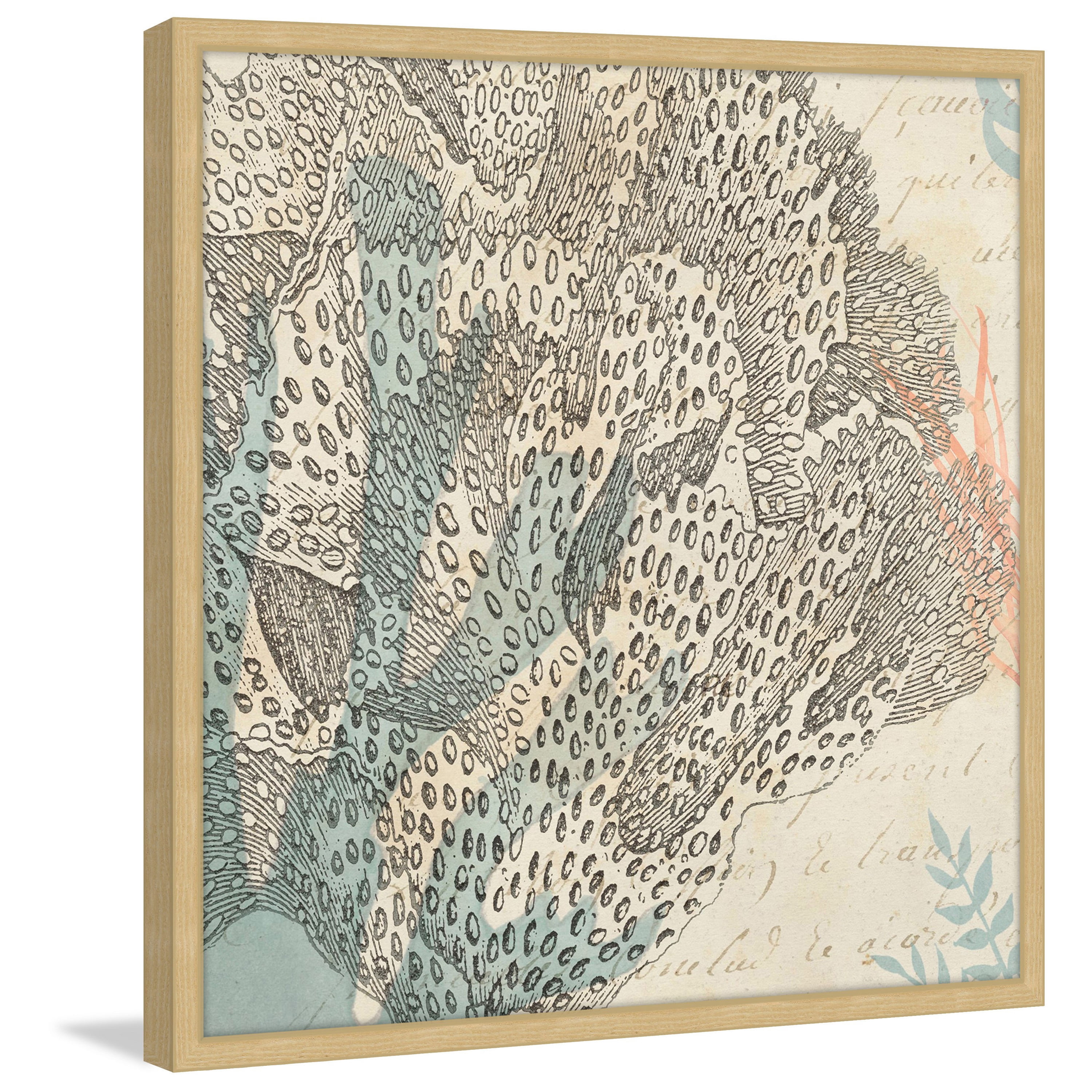 Marmont Hill "Sea Ephemera III" Framed Painting Print