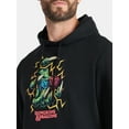thumbnail image 4 of Dungeons and Dragons Men's and Big Men's Electric Dice Graphic Hoodie, Sizes S-3XL, 4 of 5