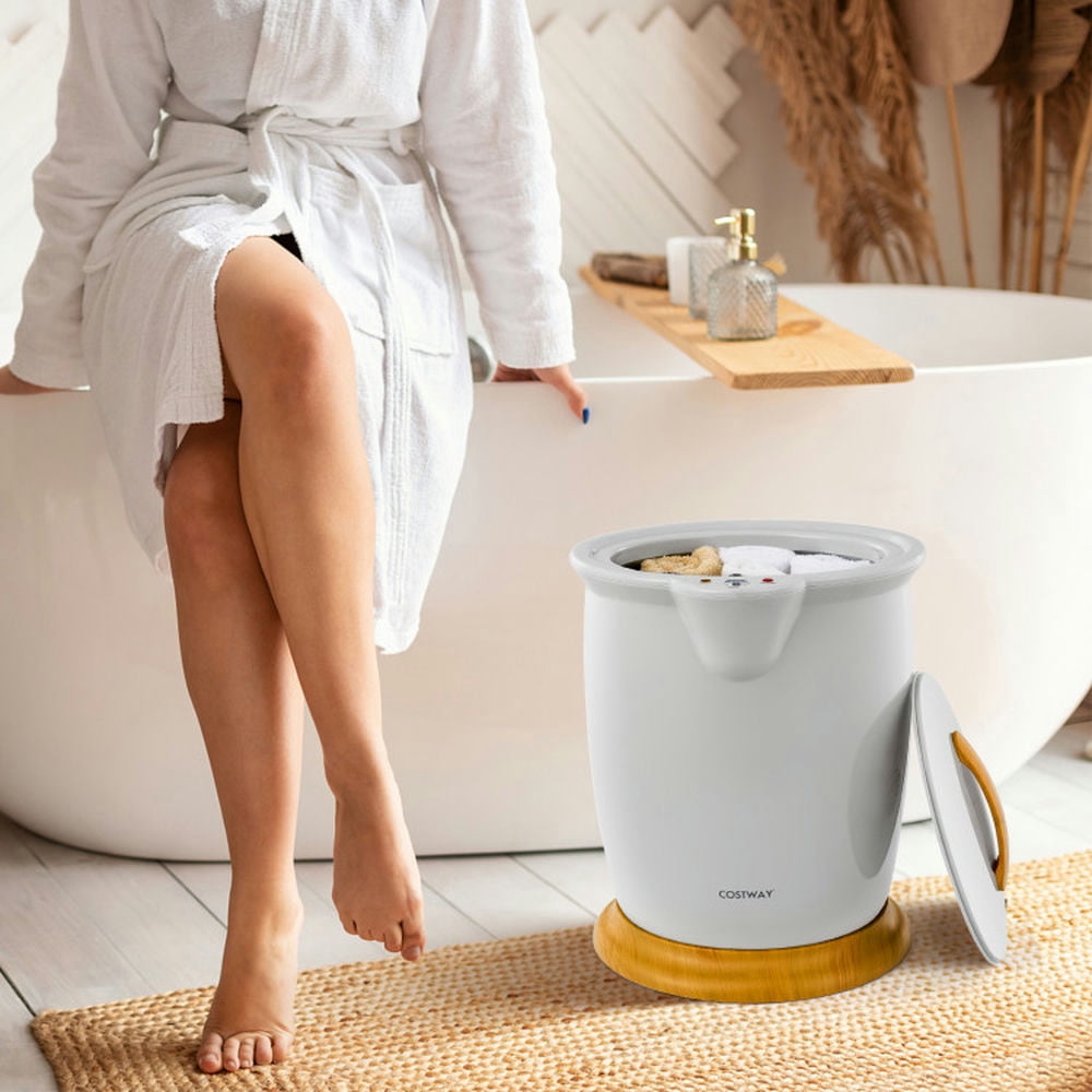 YYAo Apartments Dryer, Laundry Dryer,Towel Warmer Bucket with Fragrance Holder and Auto Shut-Gray