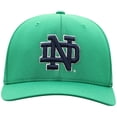 thumbnail image 2 of Men's Top of the World Green Notre Dame Fighting Irish Reflex Logo Flex Hat, 2 of 4