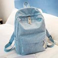 thumbnail image 2 of Backpack Style Soft Fabric Backpack Female Corduroy Design School Backpack For Teenage Girls Striped Backpack Women, 2 of 3