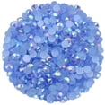 thumbnail image 1 of 2250 piezas SS16 0.157 in AB diamantes de imitación planos para uñas arte manualidades brillo redondo gemas cristales DIY ropa zapatos (zafiro claro AB), 1 of 3