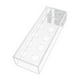thumbnail image 1 of Jarrón rectangular Jarrón acrílico Jarrón decorativo Jarrón rectangular largo Jarrón rectangular 30x10x6.5cm 12 agujeros, 1 of 9