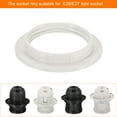 thumbnail image 5 of Uxcell E26 Light Socket Rings Lamp Shade Holder Adapter Ring for Light Fixtures White 3 pack, 5 of 5
