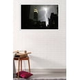 thumbnail image 2 of New York City - Lightning Storm Wall Poster, 22.375" x 34", Framed, 2 of 2