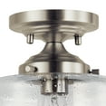 thumbnail image 4 of Kichler Winslow 8.5" 1 Light Brushed Nickel Semi-Flush Mount Light with Clear Seeded Glass, 4 of 9