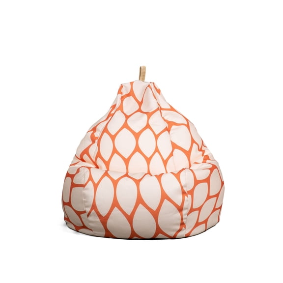 Big Joe Tuffet Weatherproof Bean Bag Chair, Paprika Bella Sunmax , Durable Weather Resistant Fabric, 2.5 feet Teardrop