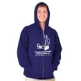 thumbnail image 5 of Full Time Job Fantasy Football Sports Zip Hoodie Sweatshirt Men Brisco Brands 2X, 5 of 5