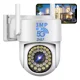 thumbnail image 1 of 2nlf® Ultra Hd 3mp Cámara De Seguridad Wifi Ip Al Aire Libre Color Blanco, 1 of 1