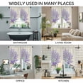 thumbnail image 3 of Spring Lavender Swag Curtains for Kitchen/Bedroom/Living Room, Country Pastoral Botanical Purple Flowers Scalloped Curtains 63 Inch Long, Window Swag Topper Curtains Valances 2 Panels Set 36"x63", 3 of 8