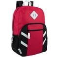 thumbnail image 5 of Trailmaker 24 Pack Multicolor Mesh Side Pocket 17 Inch Backpacks, Padded Shoulder Straps for Travel, Commute, 5 of 9