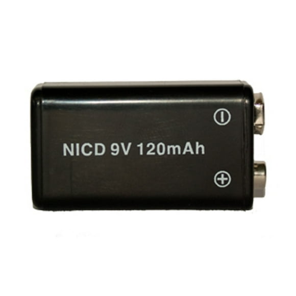 16-Pack 9 Volt NiCd Batteries (120 mAh)