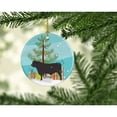 thumbnail image 2 of Black Angus Cow Christmas Ceramic Ornament, 2 of 3