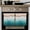 turquoise, variant on Navy Blue Ombre Stripe Kitchen Towels Set of 2, Water Absorbent Dish Towel, Abstract Summer Beach Coastal Decorative Hand Towels - Quick Drying Cloth for Cooking Baking, 18x28 Inch