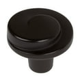 thumbnail image 2 of GlideRite 1-1/8 in. Classic Swirl Wave Cabinet Knobs, Matte Black, Pack of 10, 2 of 5