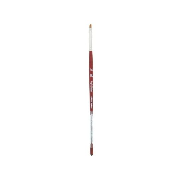 Princeton Brush Velvetouch Mixed Media Brush, Angle Shader, 1/8 in