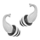 thumbnail image 5 of Tapones de silicona aislantes para los oídos, tapones impermeables para los oídos para natación, protección auditiva flexible Blanco, 5 of 9