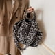 thumbnail image 3 of Bolso Hombro Mujeres Lambswool Leopardo Gran Capacidad Bolsillo, 3 of 9
