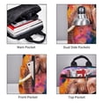 thumbnail image 4 of Naloa Oil Paintings of Elephants Print Lightweight DayBackpack Suitable for school, work, shopping, travel, etc., 4 of 5
