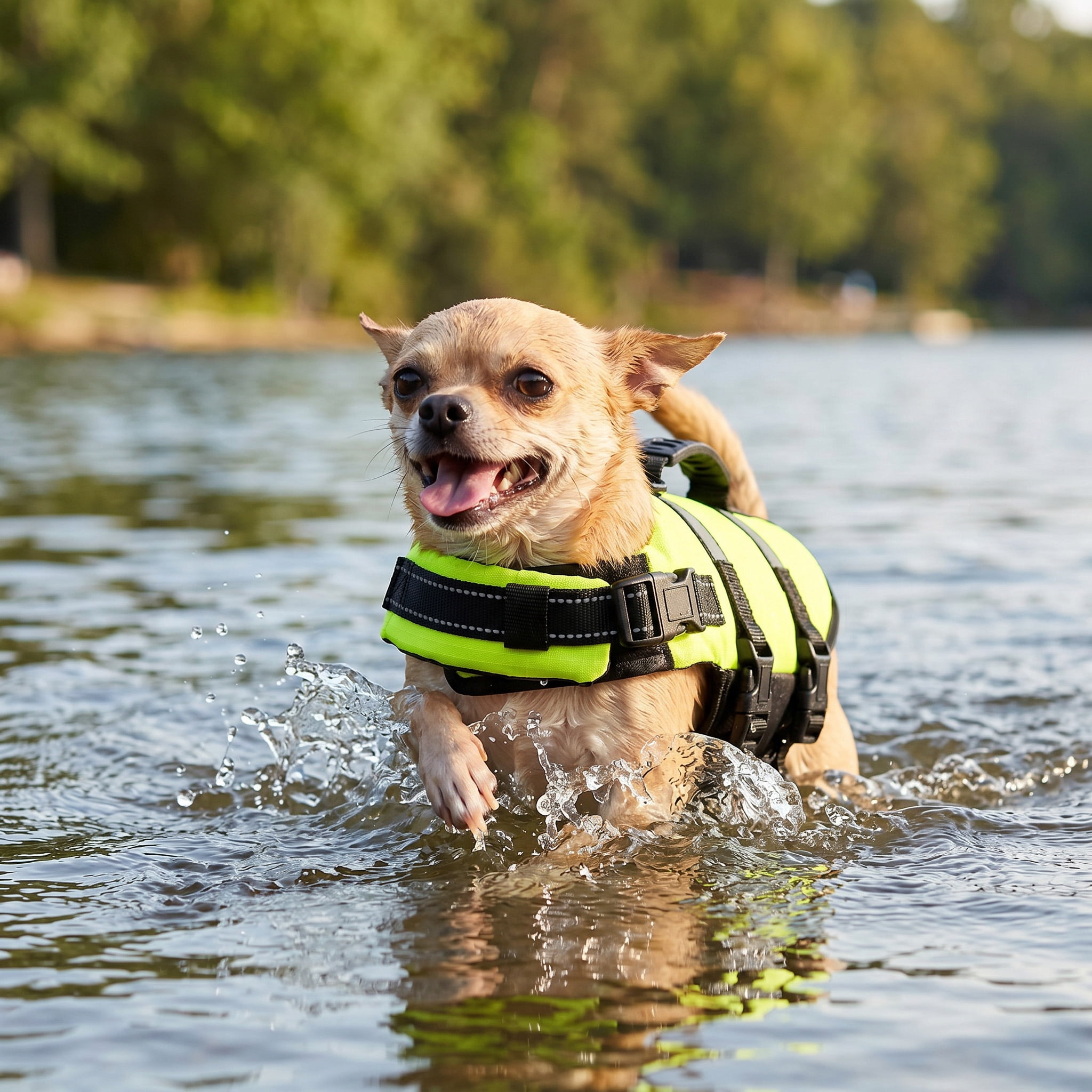 Vibrant Life High-Visibility Dog Floatation Device, Yellow, XS