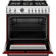 thumbnail image 2 of Bertazzoni PRO366BCDRED 5.7 Cu. Ft. Red Freestanding Dual Fuel Range, 2 of 4