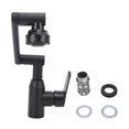 thumbnail image 2 of Grifos De Cocina, Grifo Giratorio De 360 ​​De Acero Inoxidable Negro Para Cocina, 2 of 7