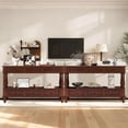 thumbnail image 6 of LKTART 54 Inch Solid Wood Console Table Farmhouse Entryway Table with 6 Drawers and Shelf Narrow Sofa Table Storage for Living Room Hallway Foyer Cherry, 6 of 8