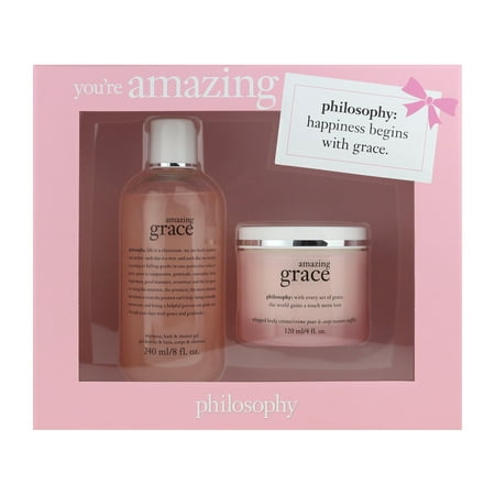 Grace Gift Set - Philosophy You're Amazing Gift Set Amazing Grace 3 In 1 Bath & Body Creme