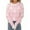 White, variant on Women's Fall Winter Multi-Red Heart Pattern Long Sleeve Crew Neck Pullover Sweater, Trendy Casual Acrylic Knit Top, Walmart Popular Women's Fashion Sweater Pink S