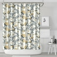 thumbnail image 2 of Rustic Country Floral and Bee Shower Curtain 72x84, Romantic Wildflower Design on Quick-Dry Polyester, 2 of 5
