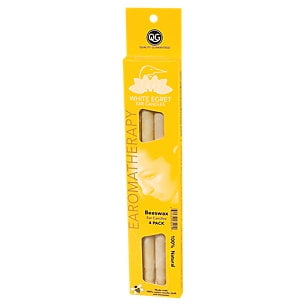 White Egret Personal Care All In One Candling Kit Beeswax - 4 Candles