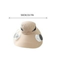 thumbnail image 4 of Solar Powered Fan Hat for Men - USB Rechargeable Cooling Hat with Sun Protection for Outdoor Activities, 4 of 6
